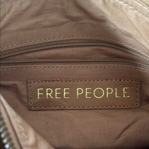 Free People Tan Leather Handbag